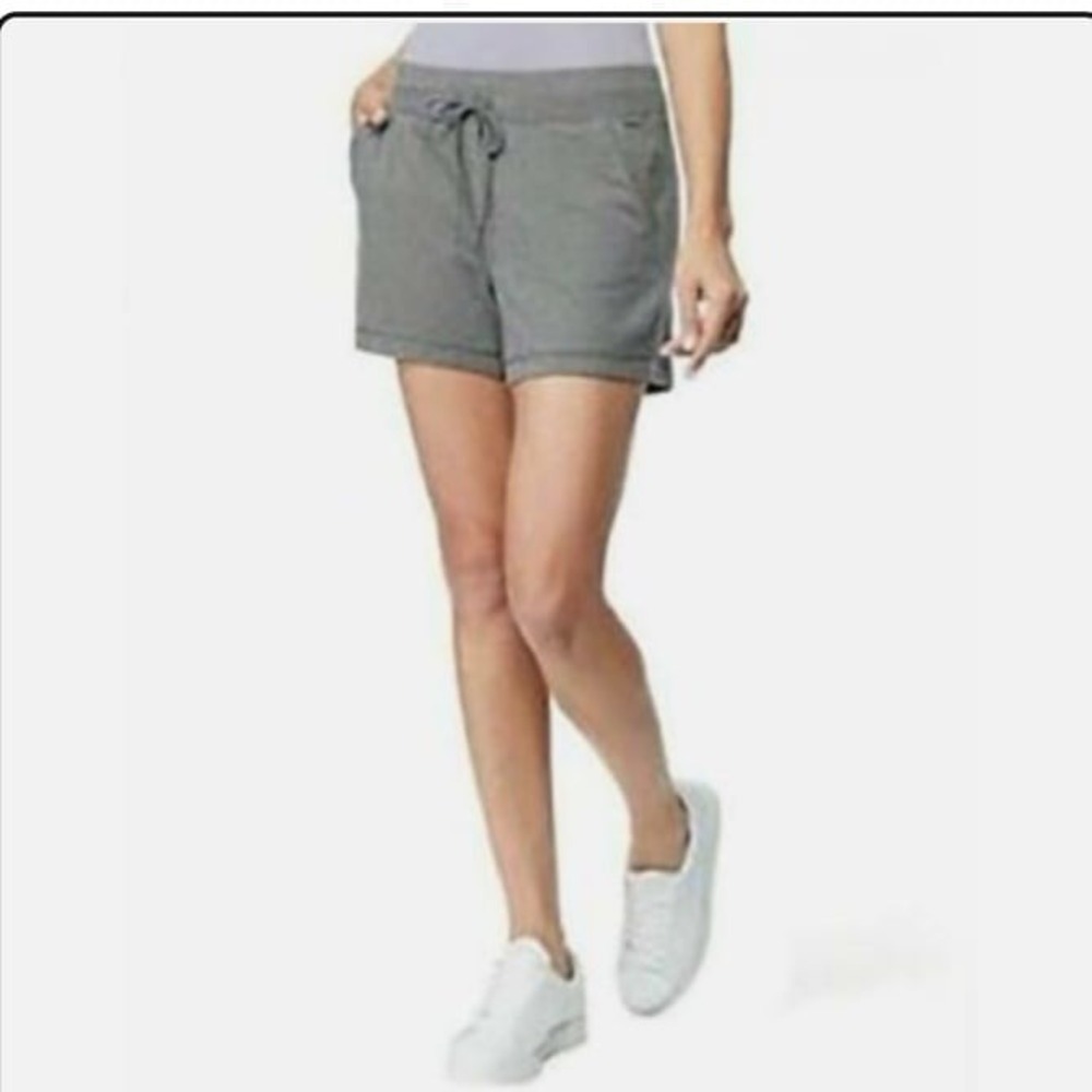 Women's 32 DEGREES Ladies 1-Pack Relaxed Pull On Terry Short, CHARCOAL‎ medium